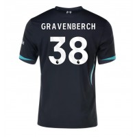 Fotballdrakt Herre Liverpool Ryan Gravenberch #38 Bortedrakt 2024-25 Kortermet